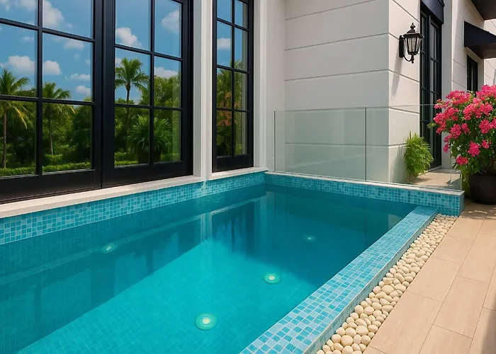 Stylish 7beds Poolhouse With Cinema Lift - 2min To Bts 曼谷